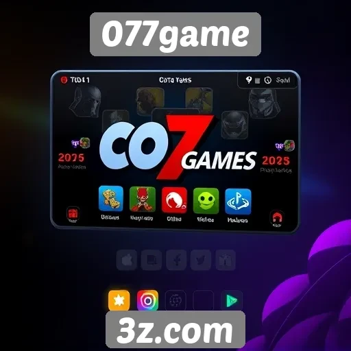 Plataforma 077game se destaca pela interface intuitiva